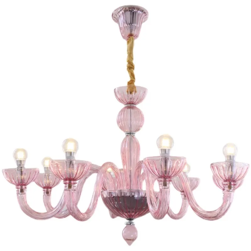 

French Murano glass chandelier modern Italian living room bedroom dining room chandelier