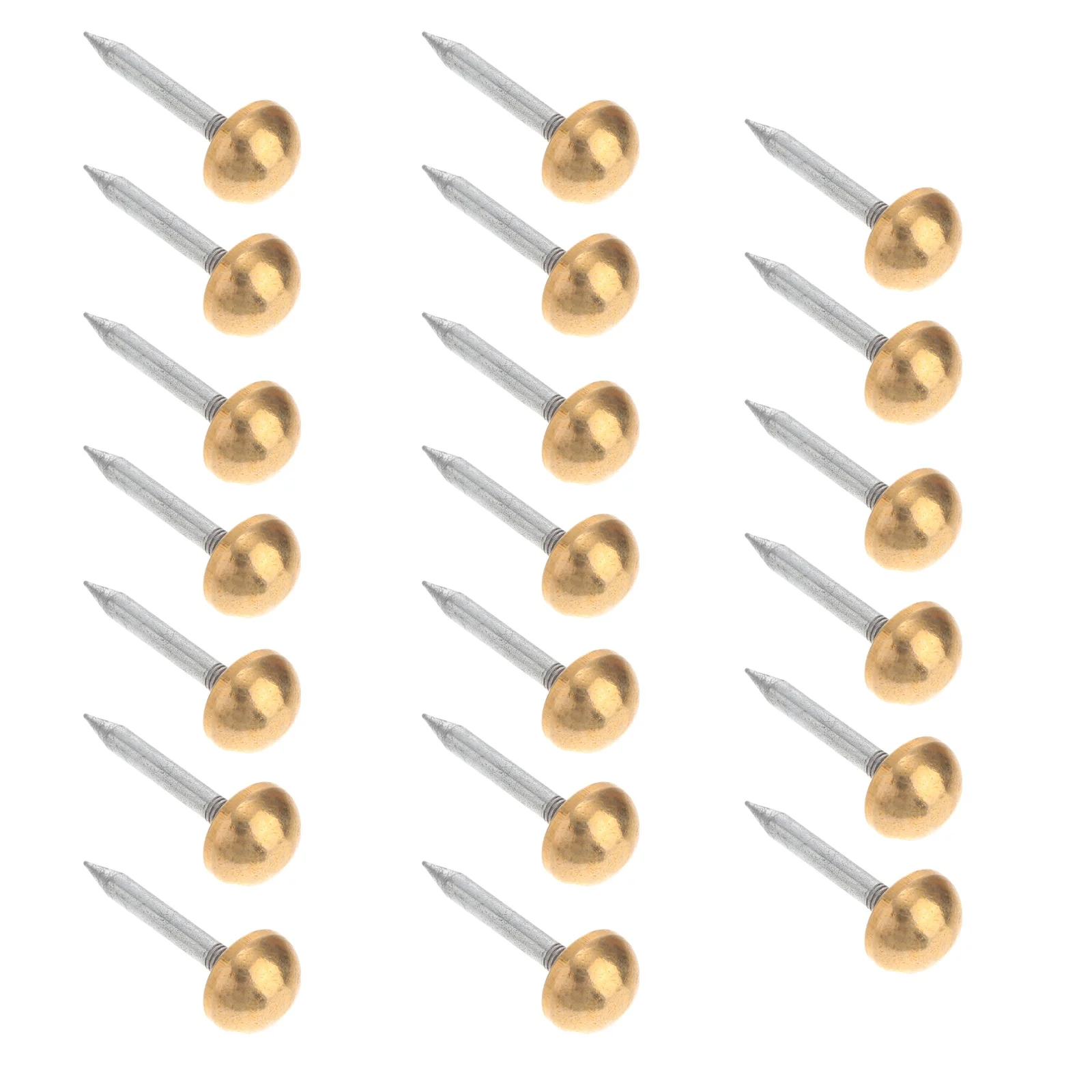 

20 pcs Copper Sofa Decorative Studs Upholstery Tacks Furniture Nails for Rug Wood Craft Projects Headboards Sofas Chairs Benches