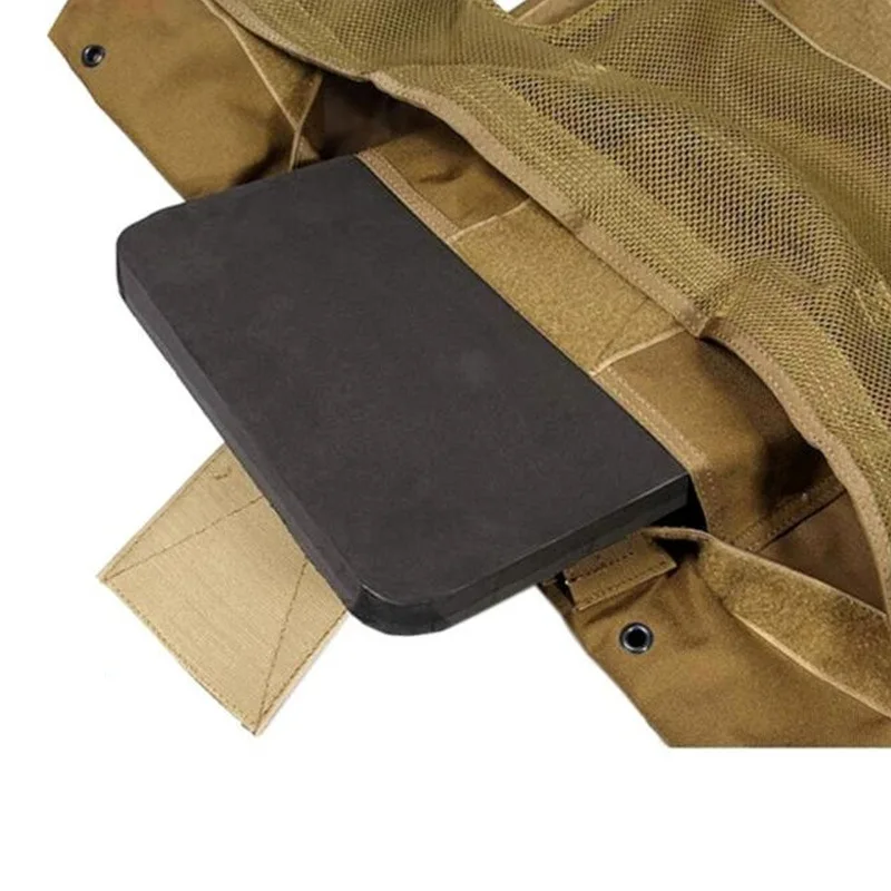 2Pcs Airsoft Tactical Vest EVA Plates For Body Armor Vests Insert Foam SAPI Shock Plate Hunting Paintball War Game Protective