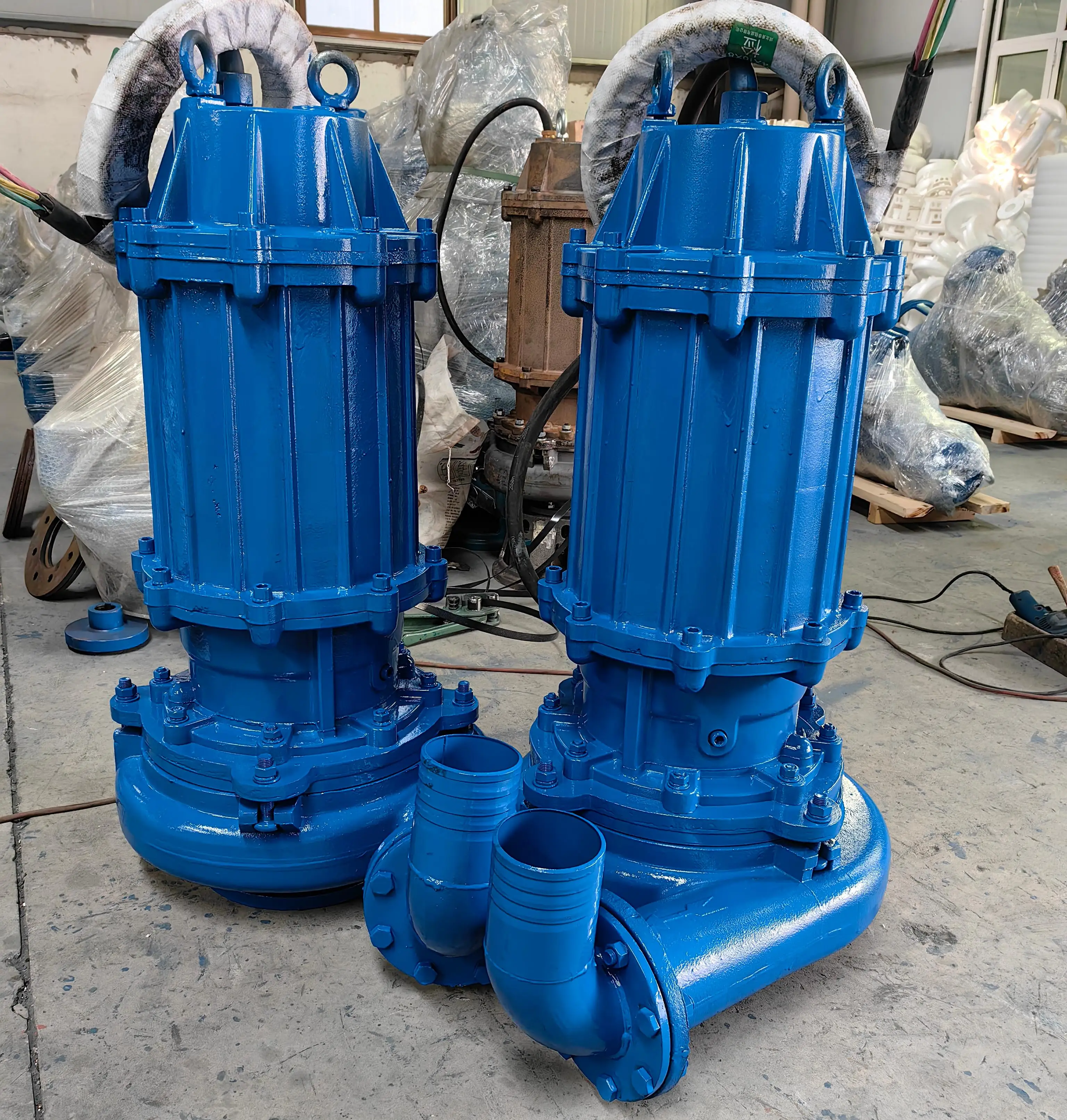 مع شفرة القطع لمضخة الطين لشفط مياه الصرف الصحي والرمل الغاطسة