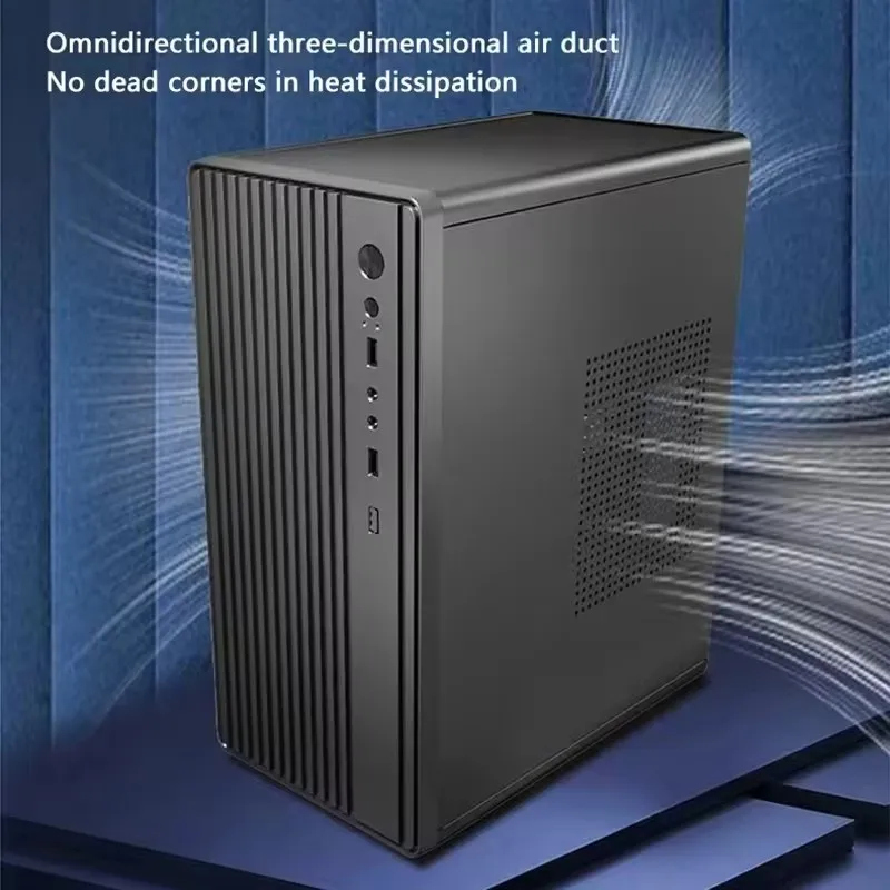 T-3 Mini Computer Case ATX Power Supply Suitable For M-ATX/ITX Motherboard For Easy Portability Business Office Case