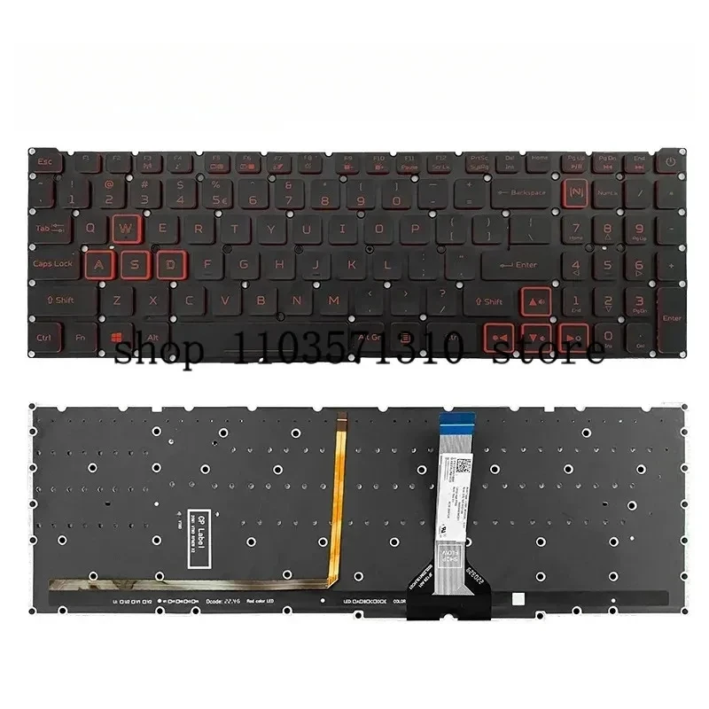 New Original laptop keyboard for Acer Nitro 5 AN515-56 AN515-46 AN515-57 alAN515-58 AN515-58-51R3/52sm/76rw AN515-45 n20c1 JM