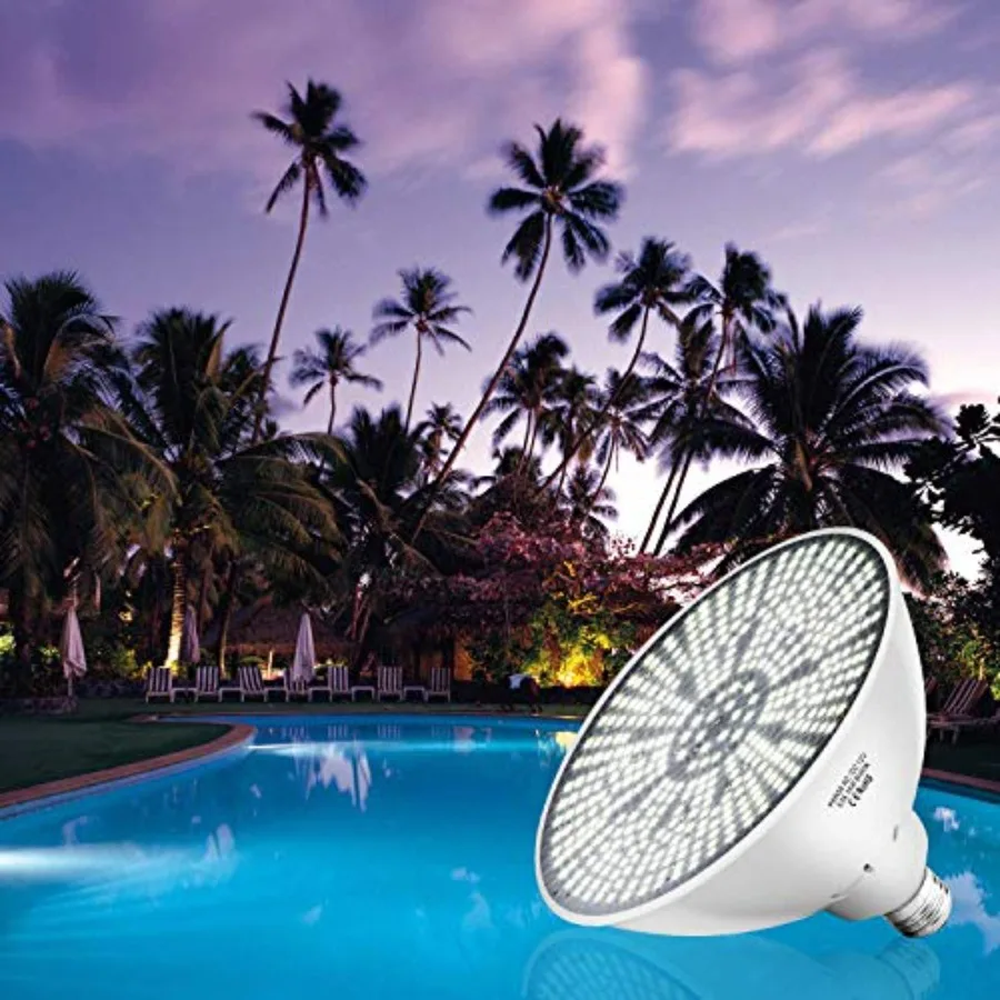 XIUBE 12V Led Swimming Pool Light Bulb - 36W 4320LM 6000K Daylight White PAR56 Replacement Bulb for Most Pool Fixtures, Replace