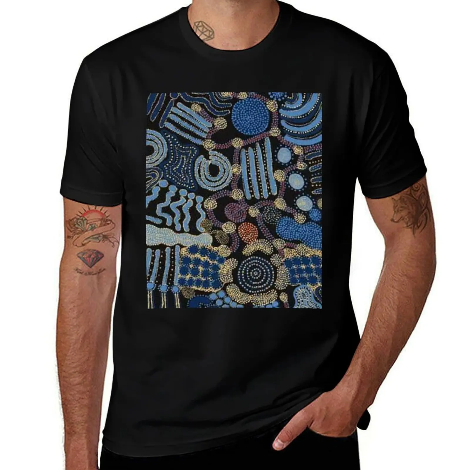 Australian aboriginal art T-Shirt man t shirts for men T-Shirt