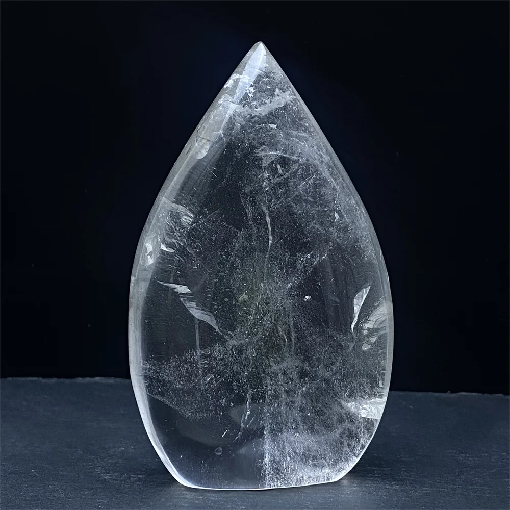Natural Gemstone White Crystal Free Form Torch Reiki Healing Shape Meditation Home Decor Feng Shui Ornaments