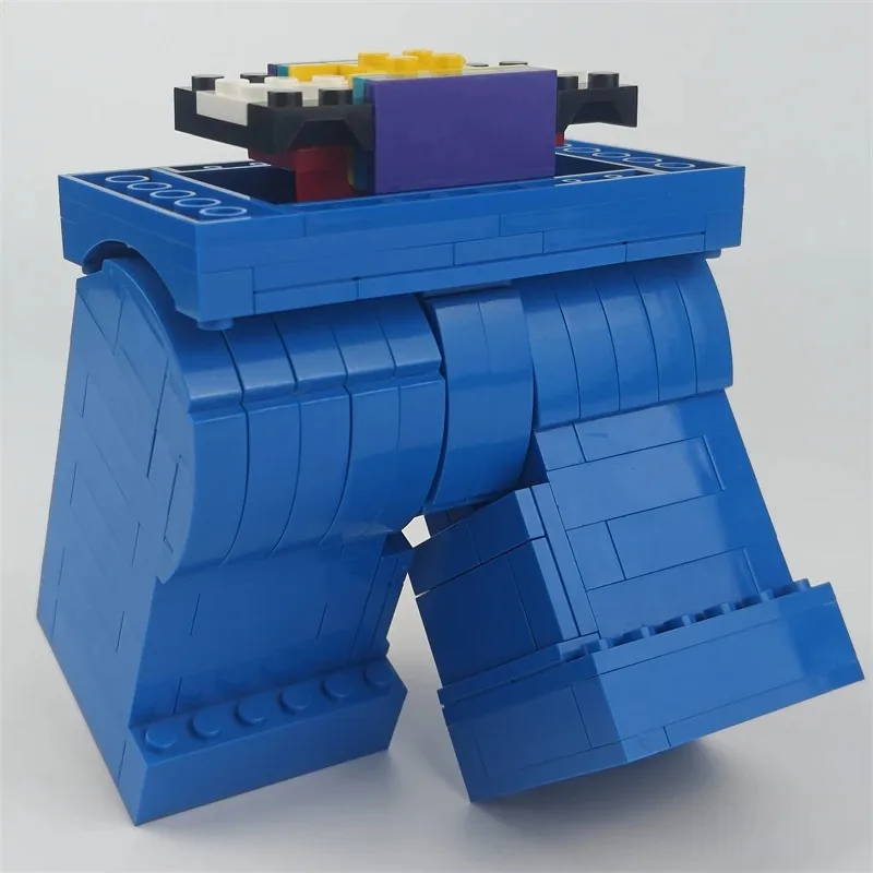 

Увеличенная версия конструктора: фигурка с чемоданом, совместимая с моделью 40649, рождественские игрушки, подарки на день рождения