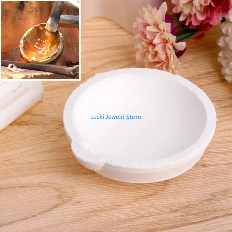 

193E Bowl For Melting Gold Silver Refine Jewelry Casting Container