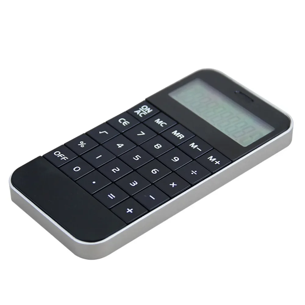 Student Calculator Ultra Thin Big Button Digit Calculator Energy Saving Impact Resistant Electronic Calculator for School