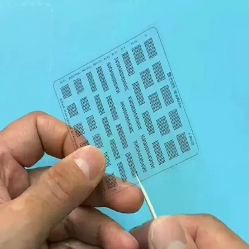 Phone Series F-IPLCD Green Oil BGA Reballing Stencil Universal 6 in 1 Kit for Accurate CPU Motherboard Repair Professional