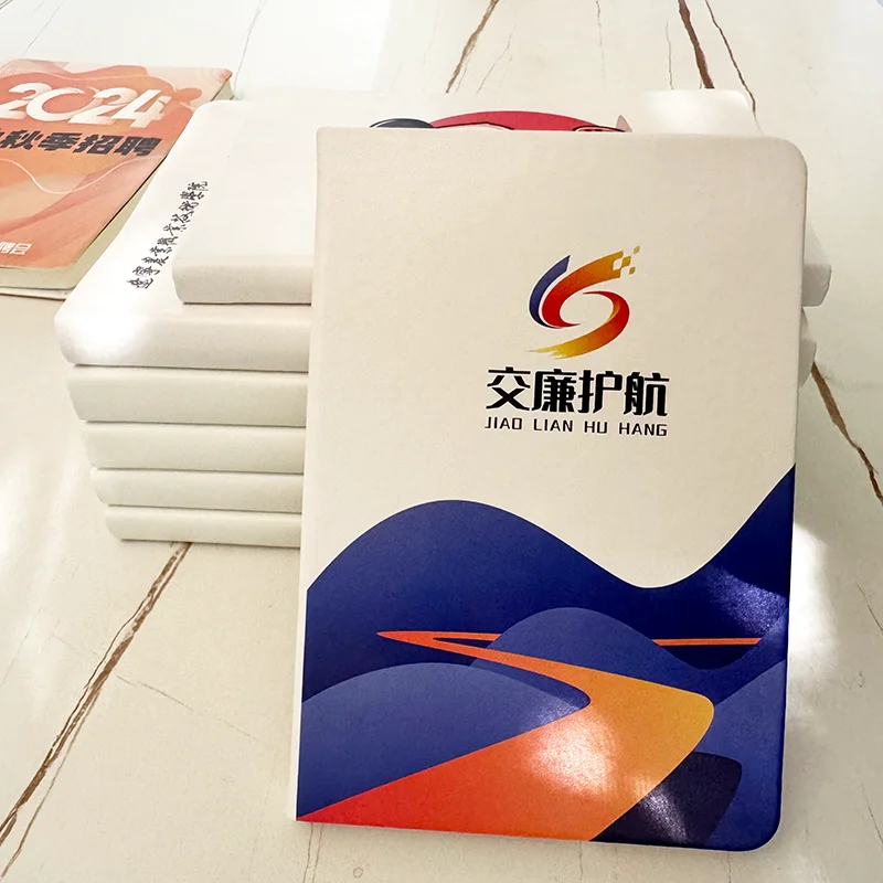Custom PU Notebook – Personalized Color Printed Cover with Logo, Photo, Picture, Diary, Ideal for Gifts & Journaling