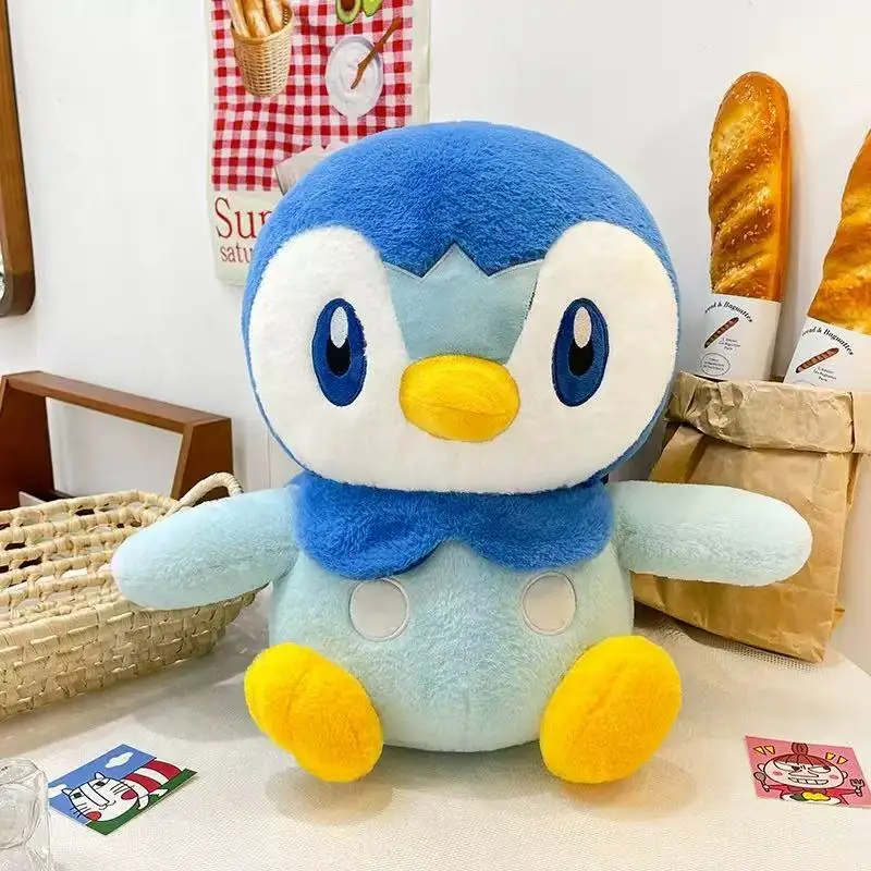 Schlafender Piplup Plüschtiere Pokemon Piplup Stoffpuppe Teufel Peluche Lustige Anime Pikachu Plüschies Kawaii Hobbys Sammlung Geschenk