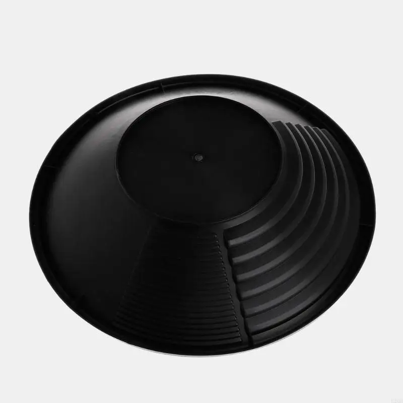 15-inch Gold Pan with Dual Riffles for Gold Prospecting Black Durable Outdoor