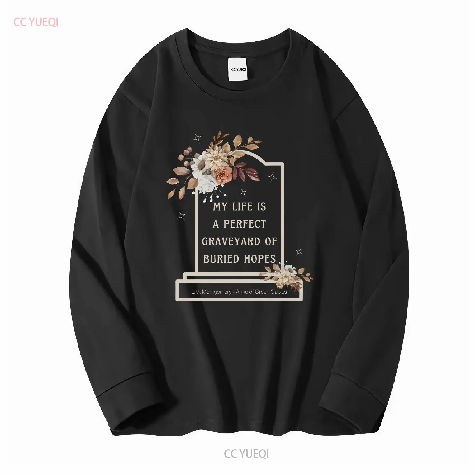 Anne of Green Gables T Shirt Light Academia PoeT Dark Cottagecore Cottage Core Renaissance long or short sleeves vintage