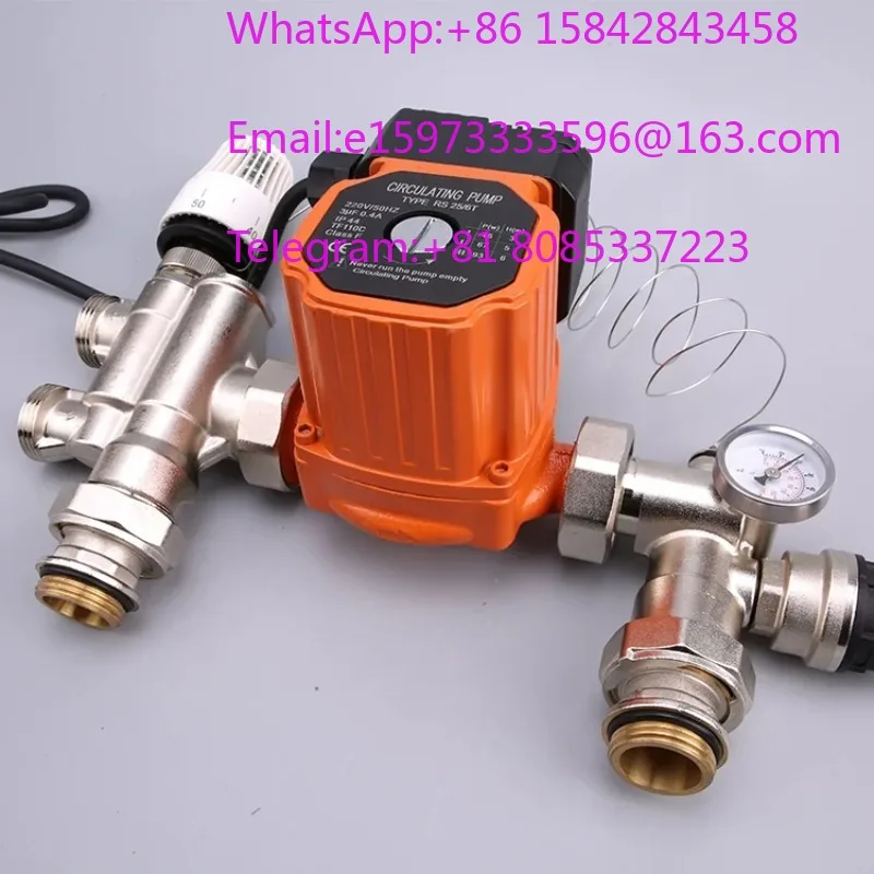 Thermostatic Mixing Center Internal Circulation Pump Special For Underfloor Heating System