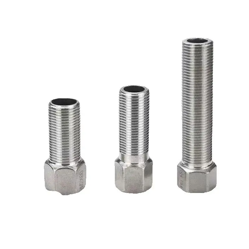 

Удлинительная трубка из нержавеющей стали, шестигранный фитинг, 1/2 дюйма, 3/4 дюйма, BSP, внутренняя и наружная резьба, быстрый адаптер, Konektor Minyak, газовый разъем для воды