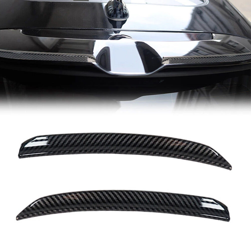 Stylish and Functional Carbon Fiber Style Rear Wing Spoiler Extension Lip Fins for Mini For Cooper F56 F55 SJCW