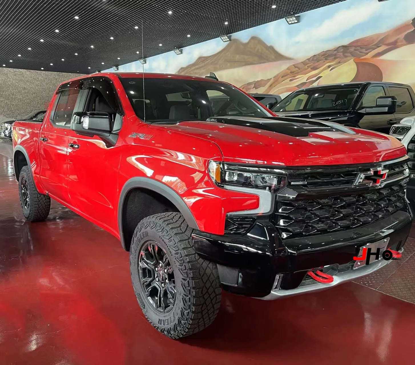 Jho Offroad Fenster Visier Deflektoren Klebeband Regenschutz schwarz für Chevy Silverado Außen zubehör 4St