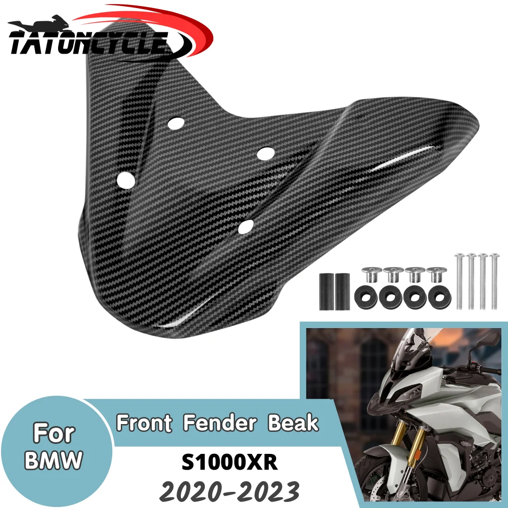 

For BMW S1000XR S 1000XR S1000 XR 2020 2021 2022 Motorcycle Front Fender Beak Fairing Extension Wheel Extender Cover Accessories