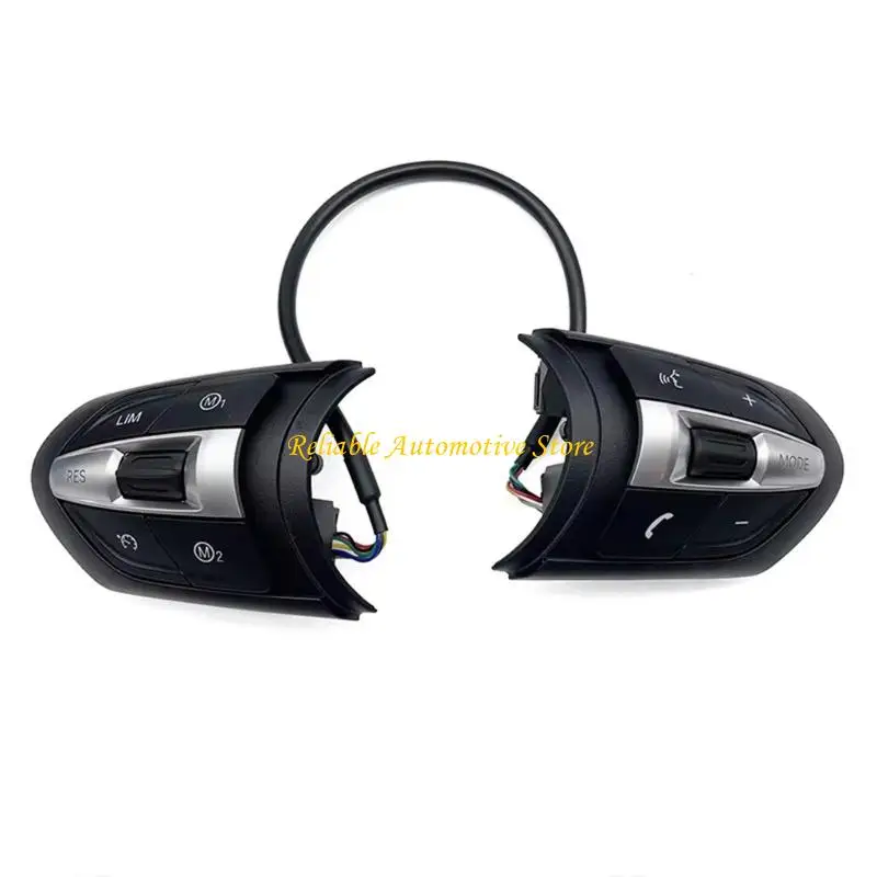 

M68B Speed Adjustment Steering Wheel M1M2 Buttons ABS Construction Simple Installation For Driving Mode Customization