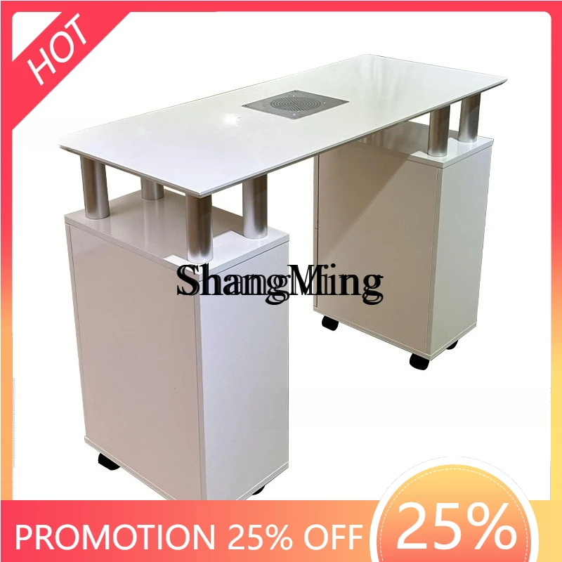 

SM household manicure table with vacuum cleaner beauty salon studio manicure tool table