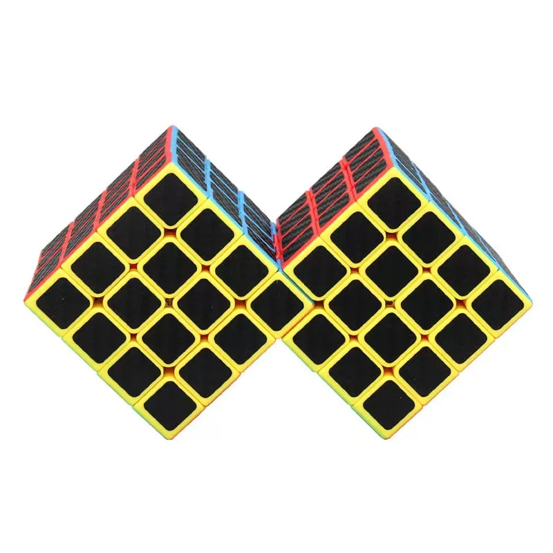 Cubo Twist Doppio 3x3 4x4 Connesso Cubo Magico in Fibra di Carbonio Cubo di Velocità Puzzle Giocattolo per Bambini Ragazzi Regalo Giocattoli Magici Rompicapo