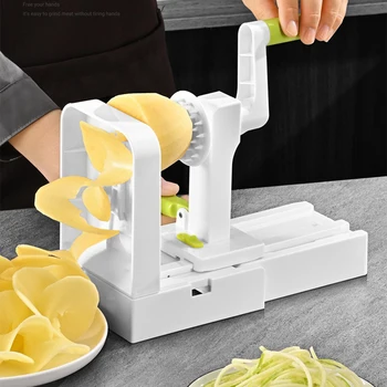 Vegetable Grater Potato Spiral Slicer Whirlwind Fruit Vegetable Spiral Machine Noodle…