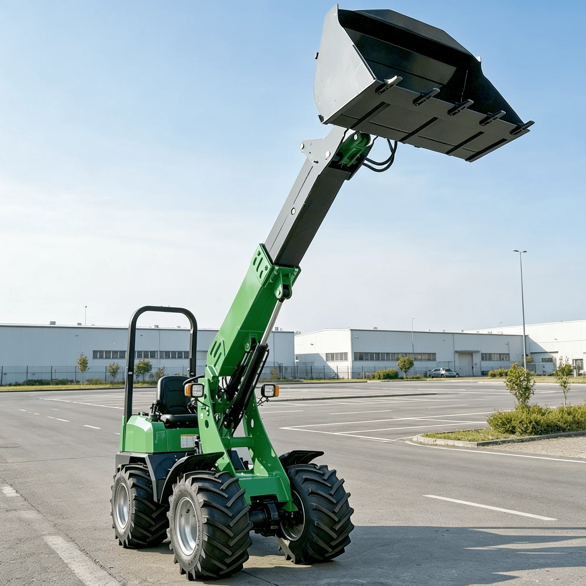 Extendable Boom Telescopic Loader Compact Wheel Loader Hydraulic Loader Machine for Agriculture Construction