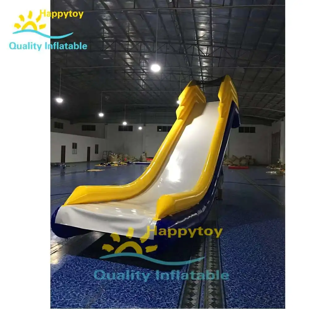 Boat Airtight Inflatable Yacht Water Slide Commercial Sealed Water Yacht Slides