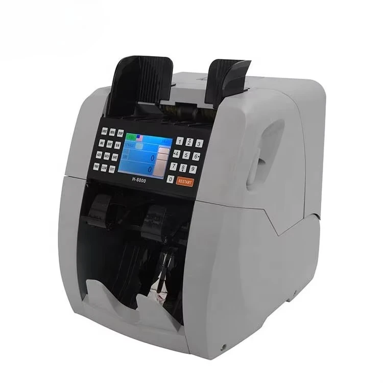 Immagine magnetica UV IR 2CIS), rilevatore di denaro funzionale automatico con contatore di valore contanti per banconote (