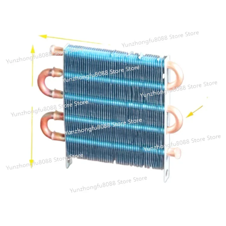 

CP1X5X92 small refrigerator condenser Air conditioning evaporator Mini micro miniature copper tube aluminum fin radiator DIY