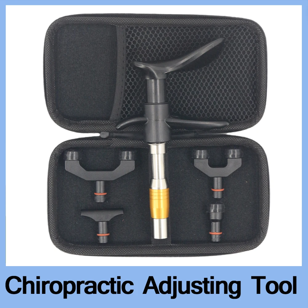 

300N New Chiropractic Adjusting Tool 4 Head Therapy Spine Correction Pain Relief Massage Relax Adjustment Chiropractic Gun