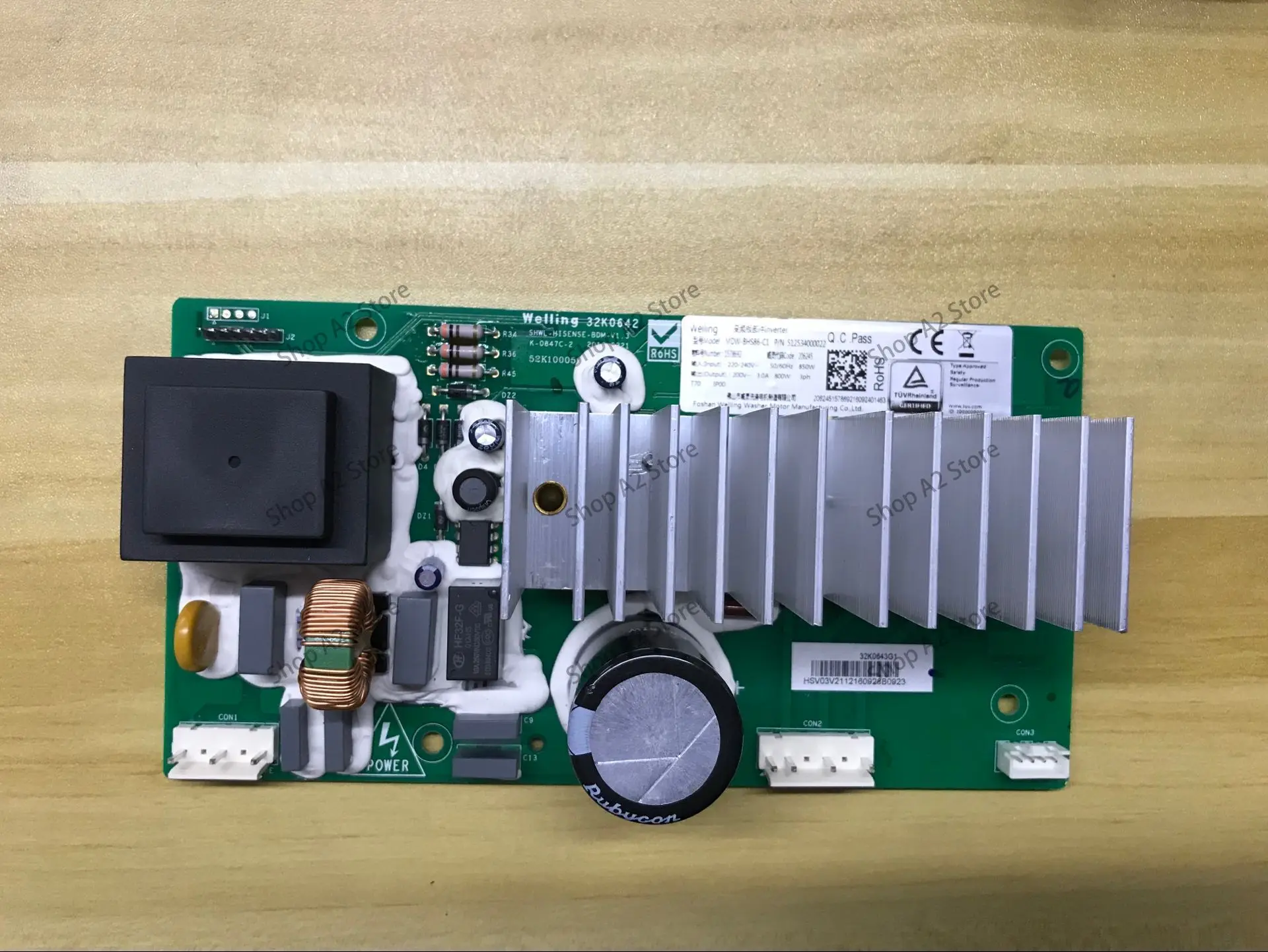Washing Machine Inverter Drive Board, Fit Model MDW-BHS86-C1, Replacement Part 15788923