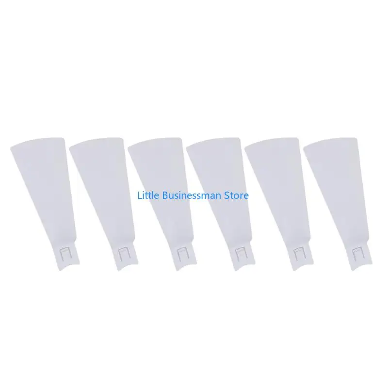 6Pcs ABS Ersatz Lüfterflügel Für Deckenventilator E27 Schraube Mund Haushalt M76A – Detail 9