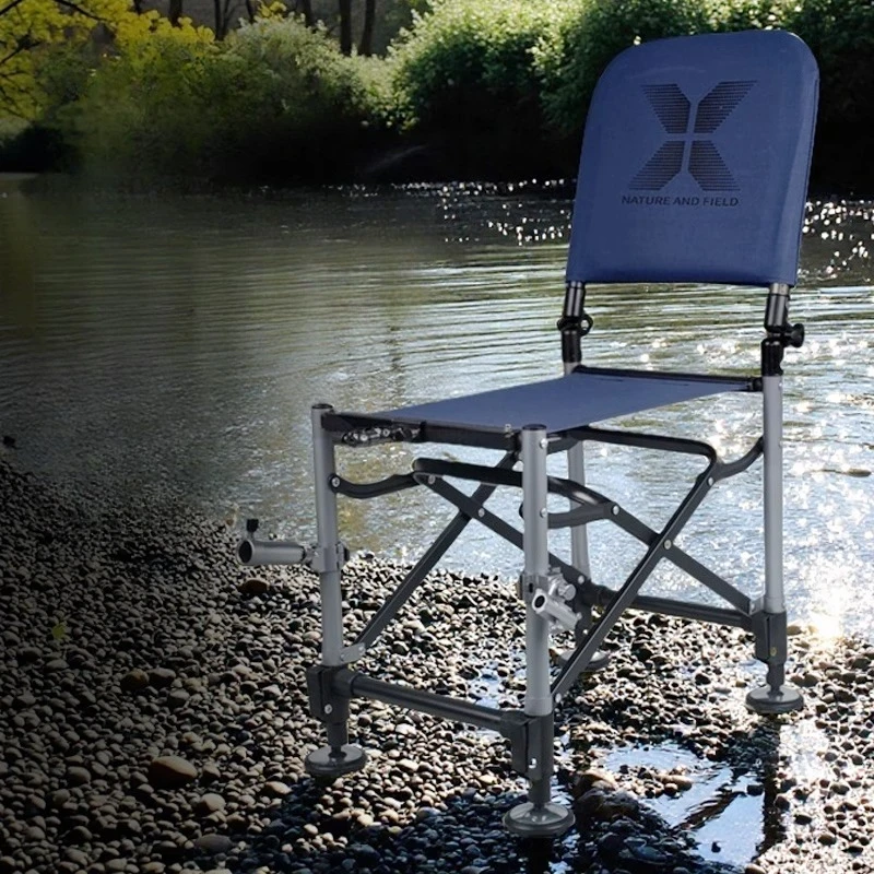 

Nordic Folding Fishing ChairAll Terrain Portable Camping Beach Fishing Chair Lounger Outdoor Furniture Tumbona Exterior FYFC