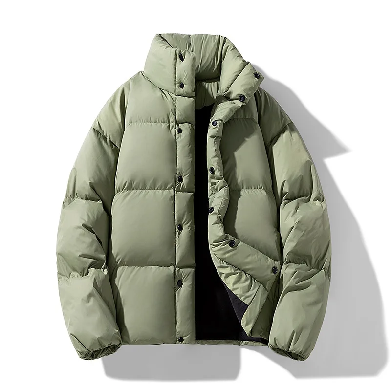 

Зимняя укороченная куртка-пуховик для пар, утепленная, ветрозащитная, для защиты от холода