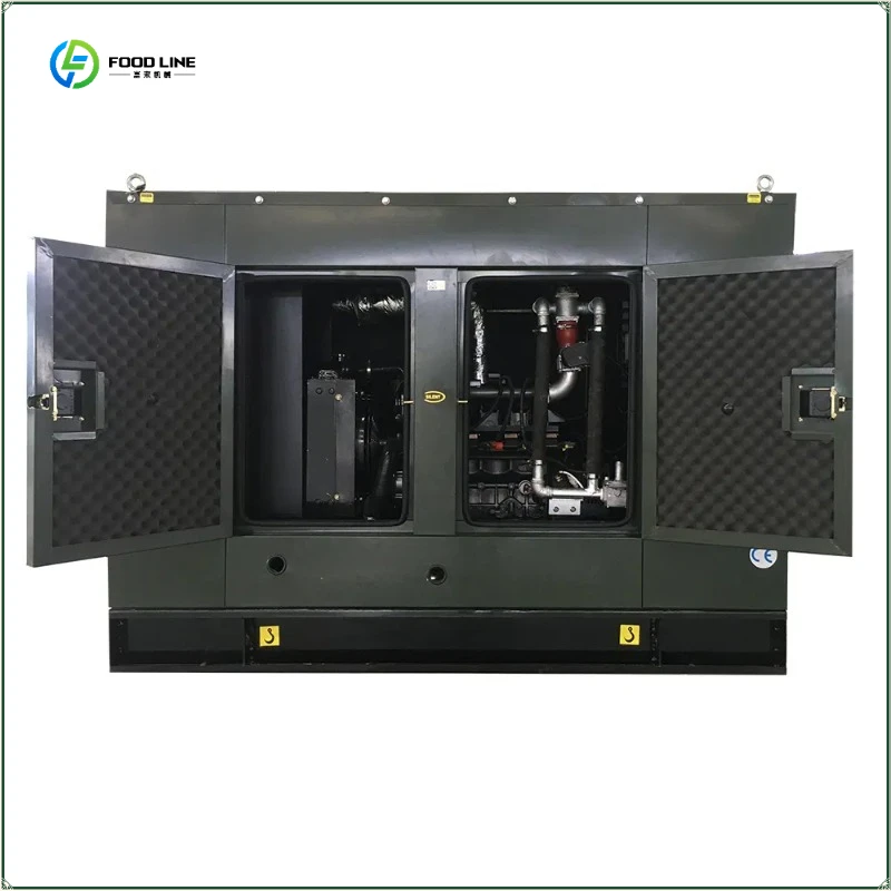 High Quality New Energy Silent Canopy LNG CNG Propane Gas Turbine Generator FL Customized