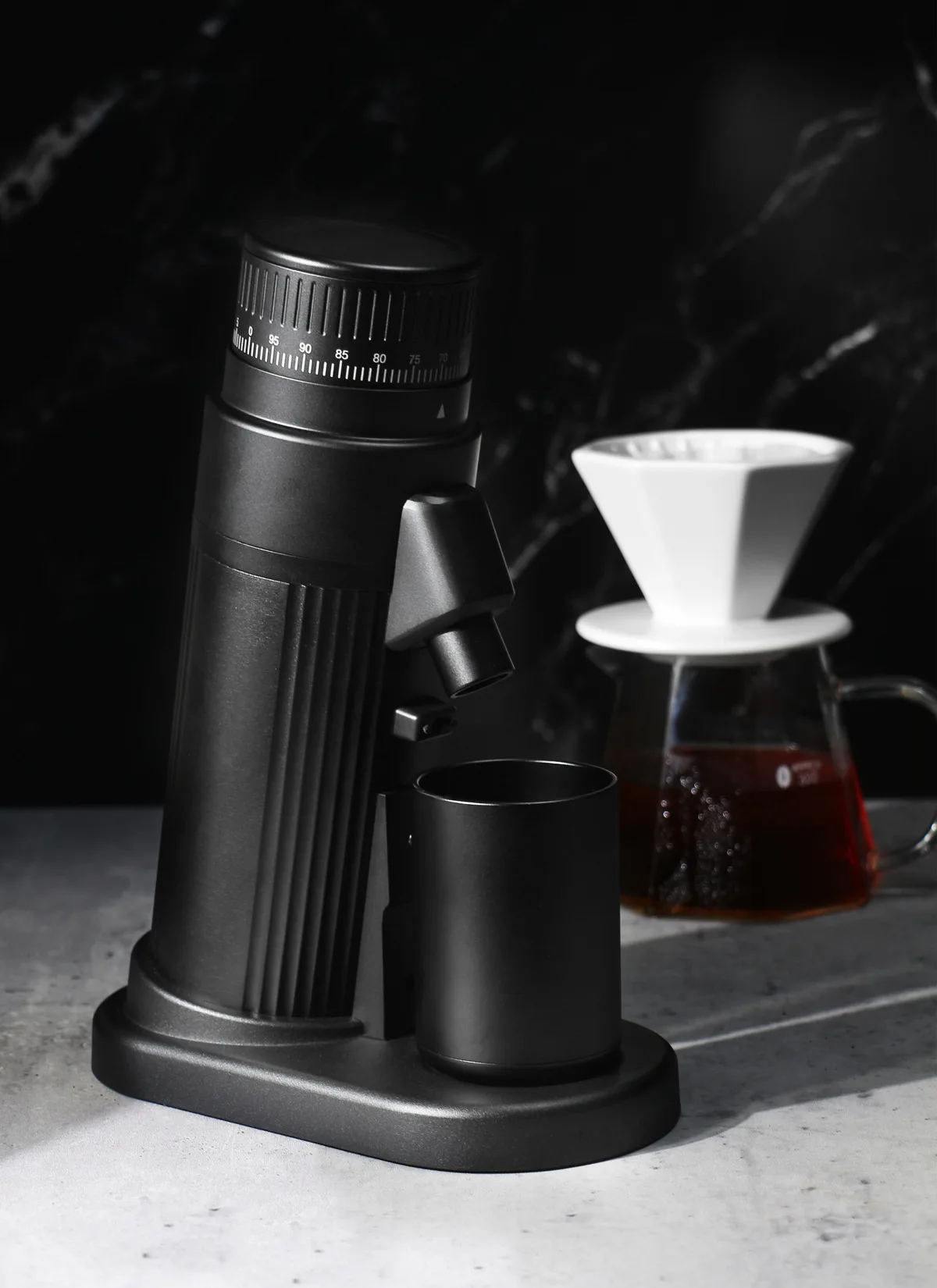 Westgreen Macinacaffè elettrico italiano a tutto tondo perforato a mano Portatile per uso domestico in ufficio Macinacaffè Coltello a cono 55mm