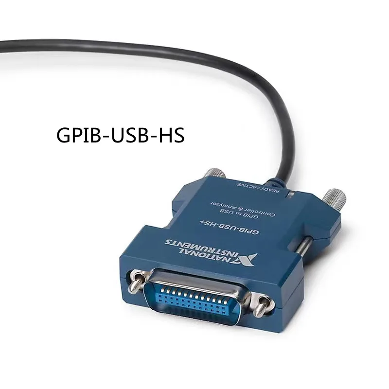 100%New original IEEE 488 adaptor antarmuka USB GPIB ke kabel USB pengontrol instrumen NI GPIB-USB-HS nasional