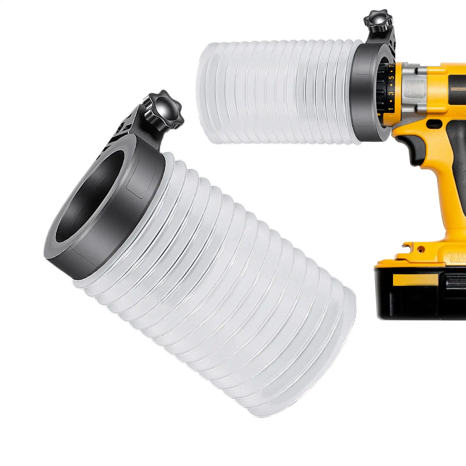 

Hole Saw Dust Bowl Protective Detachable Portable Recessed Light Dust Cover For Drilling For Drywall Concrete Masonry