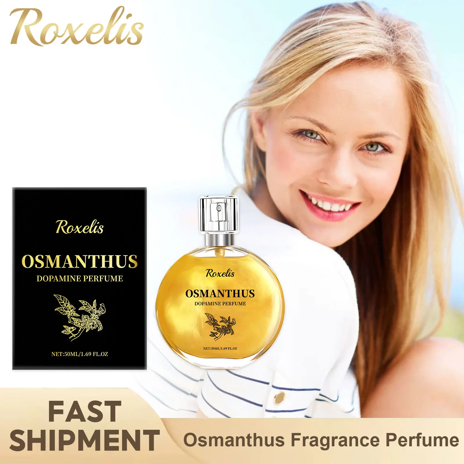 Osmanthus Fragrance Perfume Lasting Floral Scent Light Fragrant Fresh Flower Exudes Charming Pheromone Women Body Spray Perfume