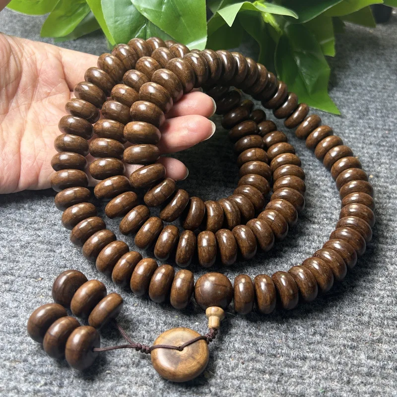 

Old Materials Dragonwood Abelia108Abacus Beads Apple round round Beads Bracelet18mmRosary bracelet