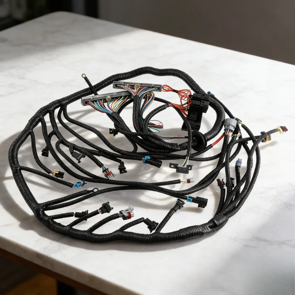 

Самостоятельный жгут проводов двигателя LS1 4L60E DBC, совместимый с GM DBC LS1 4.8 5.3 6.0, для двигателей 1997-2006 годов, 4L60E с дроссельной заслонкой с тросовым приводом