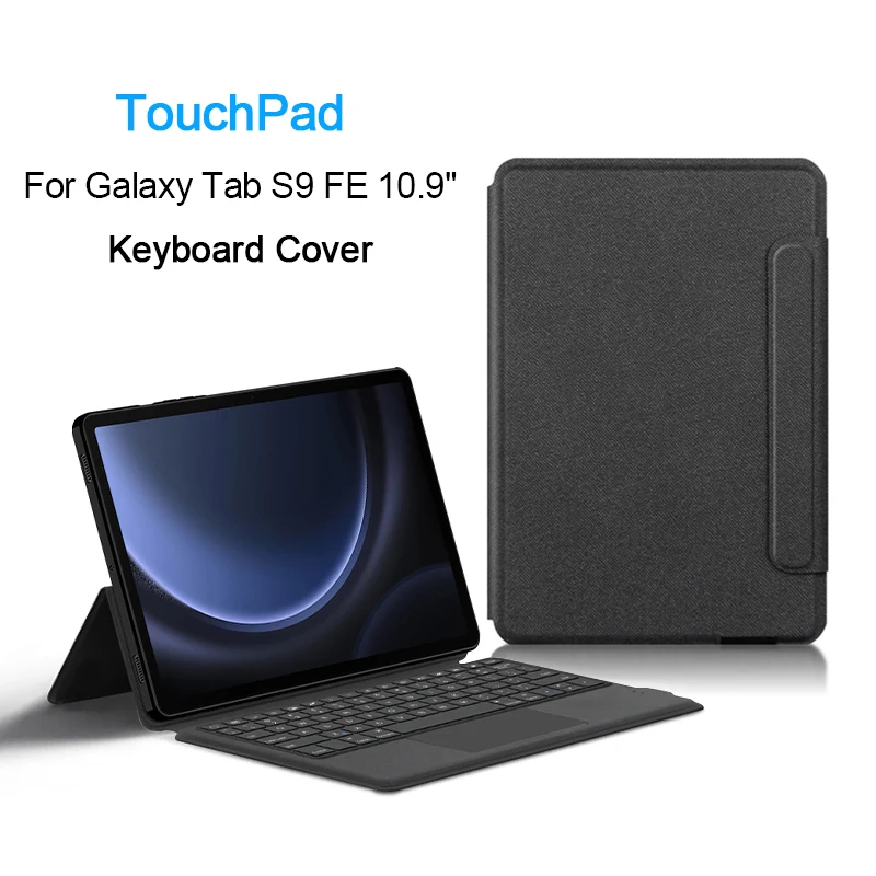 

TouchPad Keyboard Case For Samsung Galaxy Tab S9 FE 10.9" 2023 SM-X510 X516 X516B Wireless Tablet Keyboard Arabic Spanish French