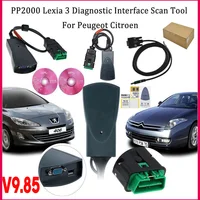 2025 última herramienta de diagnóstico profesional V9.85 Lexia3 PP2000 OBD2 Diagbox para Citroen para Peugeot Lexia 3