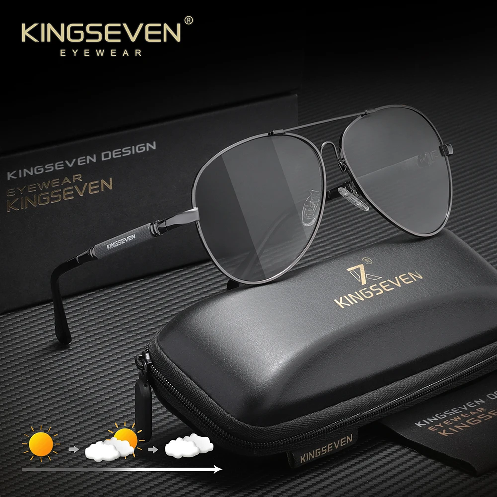 KINGSEVEN خمر الكلاسيكية الطيار النظارات الشمسية النساء الرجال نظارات القيادة نظارات واقية UV400 الاستقطاب إطار كبير النظارات