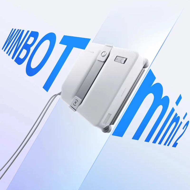 ECOVACS smart Robot for washing windows WINBOT  MINI2 Window Cleaning Robot 8000Pa Glass Vacuum Cleaner 100-240V