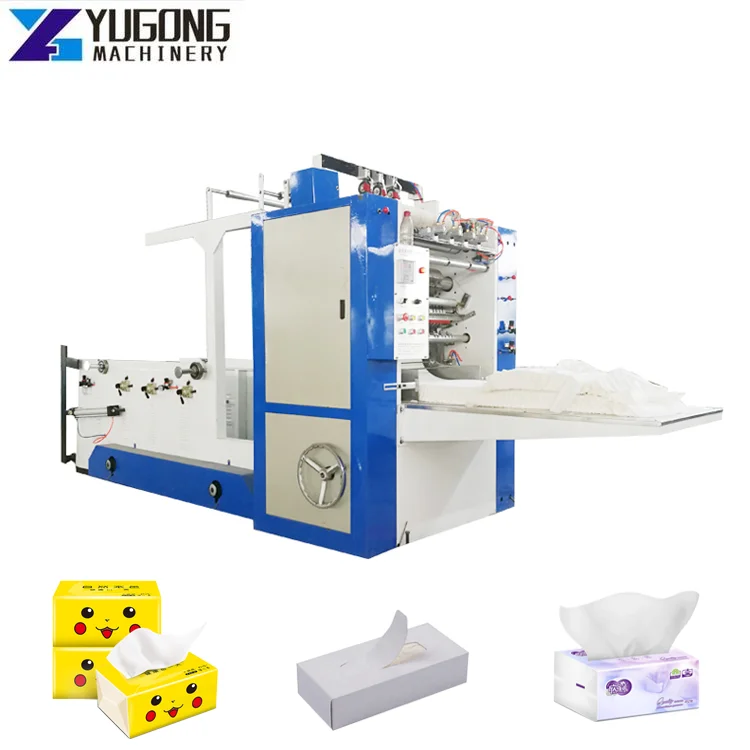 YG Facial Tissue  Paper Towel Folding Machine Easy Operation Interfold Making Machine