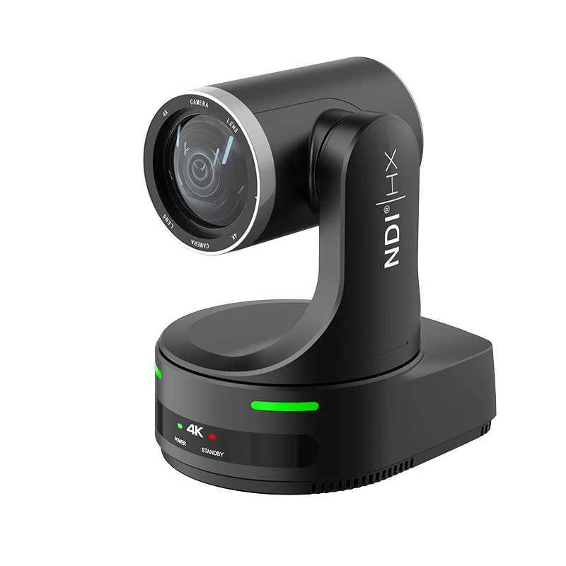 HDKATOV 4K PTZ Camera With 12X Optical Zoom Wide View Angle USB3.0/HDMI/PoE Live Streaming Camera For Church Video Conference