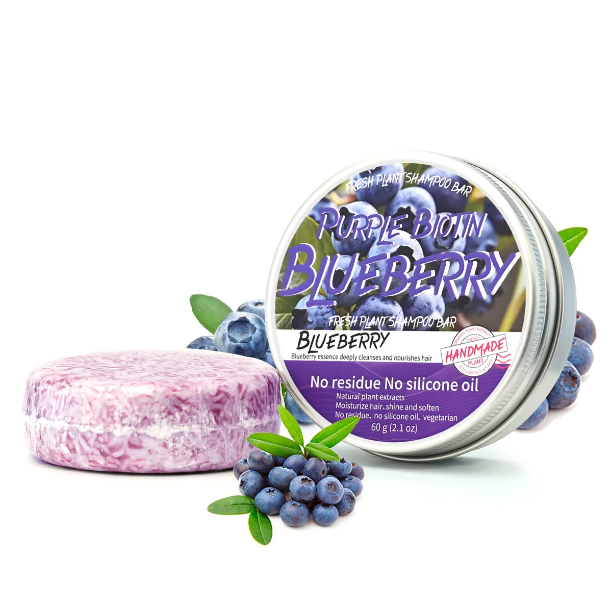 

Cherry Shampoo Bar Natural Silicone-Free Plant-Based Hair Soap Oil-Control Moisturizing Hair Shampoo Bar 60g Concentrated Glycerin Shampoo Bar