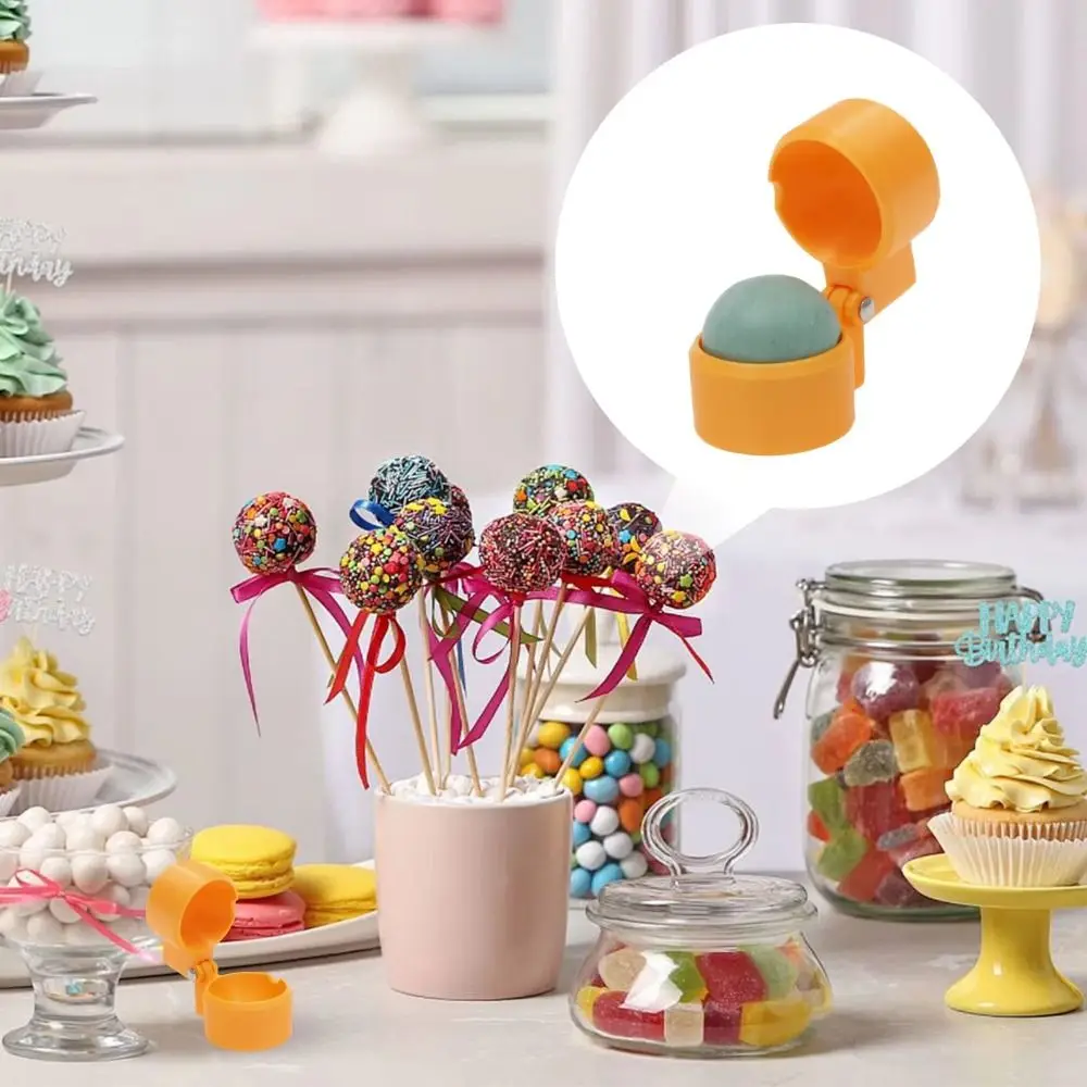3D Printing Round Lollipop Mold Reusable Sphere Shapes Sphere Making Tool Heart-shaped Molds Non-Stick 3D Cake Pop Mold